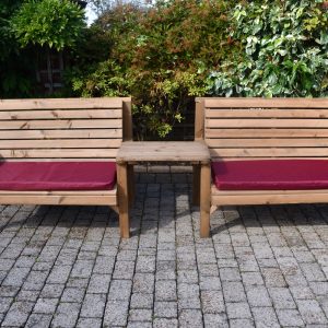 2 Benches With Straight Tray
