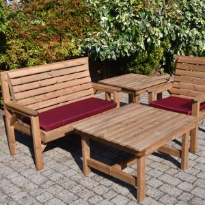 Corner Set Including 2 benches and 2 Tables