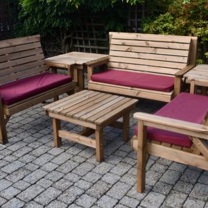 Full Corner Set Including 3 Benches and 3 Tables